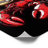 Crawfish Cowboy Yee Claw Crayfish Lobster Men Boys Poster (Ecke)