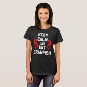 Crawfish Crawdad Mudbug Cajun Boil Seafoo T-Shirt (Vorne ganz)