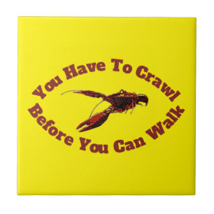 Crawfish Crawl vor dem Design Fliese