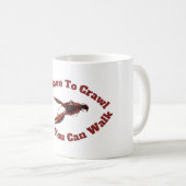 Crawfish Crawl vor dem Design Kaffeetasse (VorderseiteRechts)