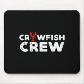 Crawfish Crew Funny Crayfish Cajun Matching Men Wo Mousepad (Vorne)