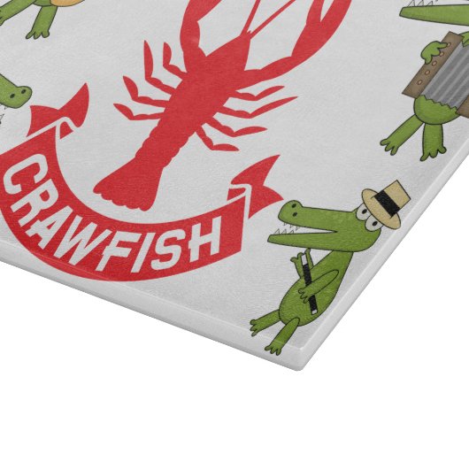 Crawfish Cutting Board Schneidebrett (Ecke)