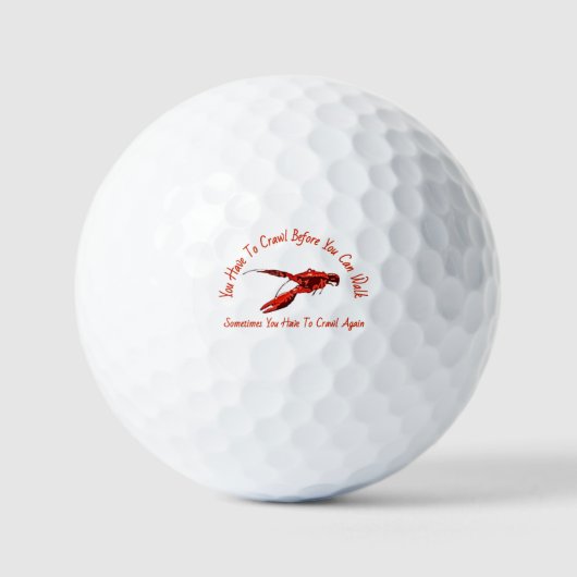 Crawfish Design Golfball (Vorderseite)