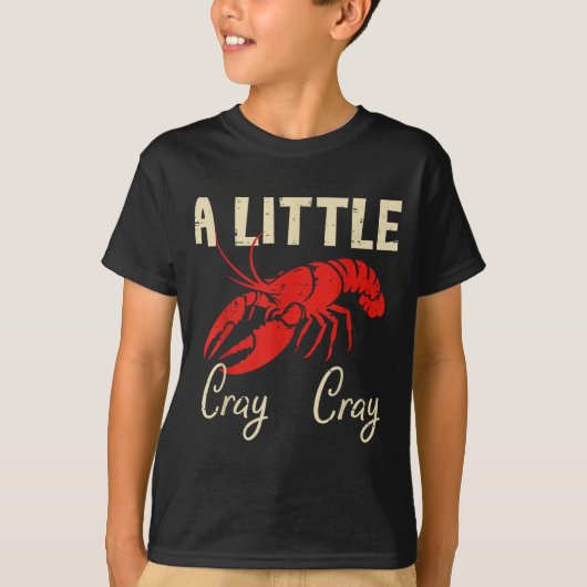 Crawfish Ein bisschen verrückt Crayfish Cajun Männ T-Shirt (Vorderseite)