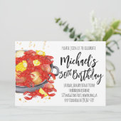 Crawfish Einladung zum Geburtstag (Stehend Vorderseite)