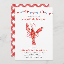 Crawfish Einladung zum Geburtstag | Crawfish Party