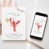 Crawfish Einladung zum Geburtstag | Crawfish Party