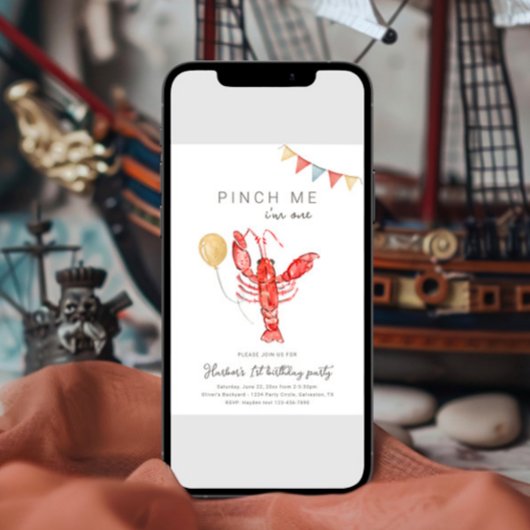 Crawfish Einladung zum Geburtstag | Crawfish Party