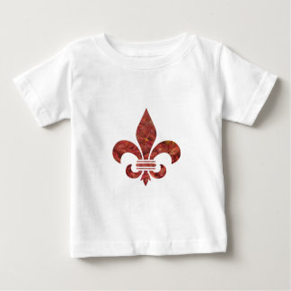 Crawfish Fleu de Lis Baby T-shirt
