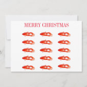Crawfish Frohe Weihnachten (Vorderseite)