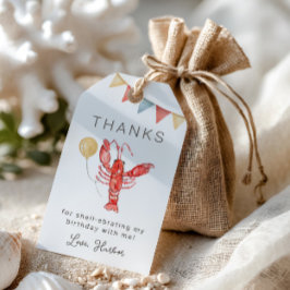 Crawfish-Geburtstagsfeier Geschenkanhänger