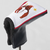 Crawfish Golf Head Cover Headcover (3/4 Vorderseite)