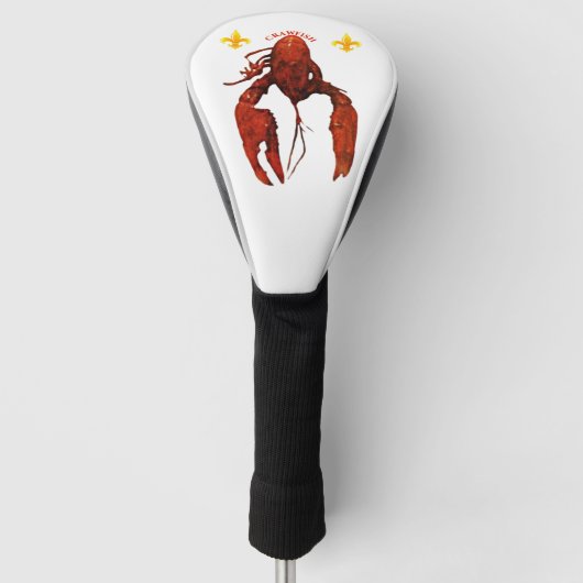 Crawfish Golf Head Cover Headcover (Vorderseite)