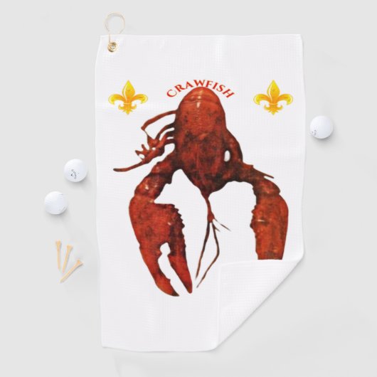 Crawfish Golfhandtuch (Insitu)