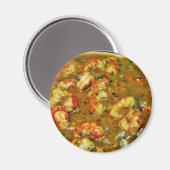 Crawfish Gumbo Magnet (Vorderseite/Rückseite)