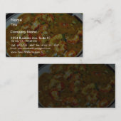 Crawfish-Gumbo Visitenkarte (Vorne/Hinten)