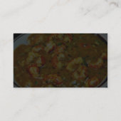 Crawfish-Gumbo Visitenkarte (Rückseite)
