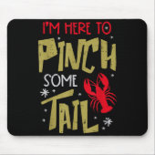 Crawfish Here To Nch Tail Lobster Crayfish Men Wom Mousepad (Vorne)