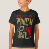 Crawfish hier um Nch Schwanz Hummer Crayfish Männe T-Shirt (Vorderseite)