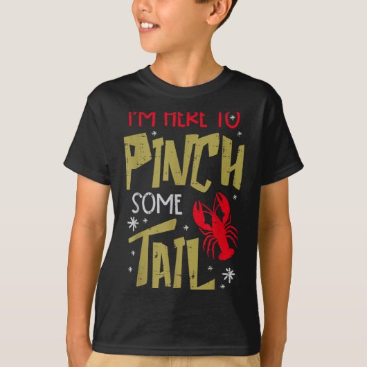 Crawfish hier um Nch Schwanz Hummer Crayfish Männe T-Shirt (Vorderseite)