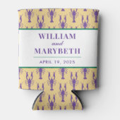 Crawfish Hochzeit Dosenkühler (Vorderseite)