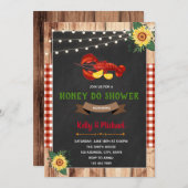 Crawfish Honig Dusche Einladung (Vorne/Hinten)