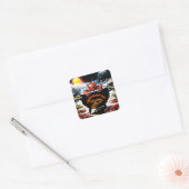 Crawfish Hot Tube Quadratischer Aufkleber (Umschlag)