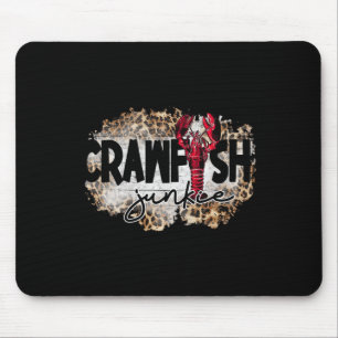 Crawfish Junkie Leopard Cajun Hummer für Männer Fr Mousepad