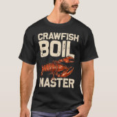 Crawfish Koch Spaß Meeresfrüchte Feinschmecker T-Shirt (Vorderseite)