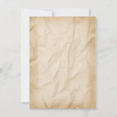 Crawfish kochen Einladungen auf zerknittertes Papi (Rückseite)