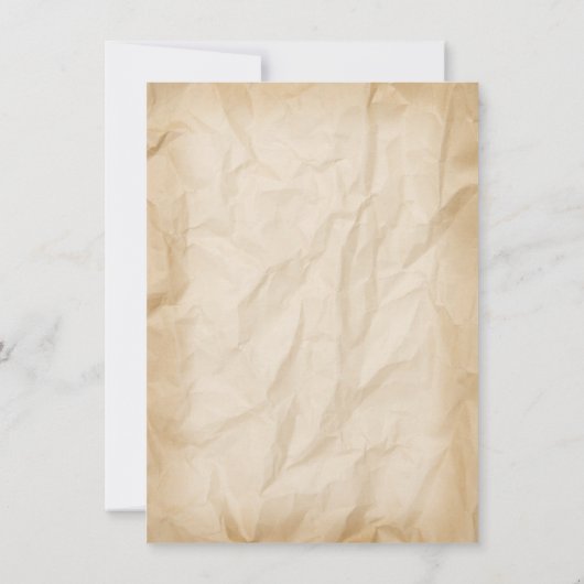 Crawfish kochen Einladungen auf zerknittertes Papi (Rückseite)