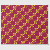 Crawfish Lilie Vintages Geschenkpapier (Flach)