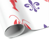 Crawfish & Lilie Wrapping Paper Geschenkpapier (Rolleneckpunkt)