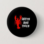 Crawfish Lobster Feisty And Scy Crayfish Men Women Button (Vorderseite)