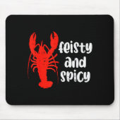 Crawfish Lobster Feisty And Scy Crayfish Men Women Mousepad (Vorne)