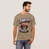 Crawfish Lover Geschenk - Humorvolle Krebse Kunst T-Shirt (Vorne ganz)