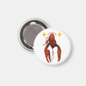 Crawfish Magnet (Vorderseite/Rückseite)