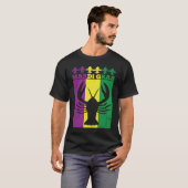 Crawfish Mardi Gras Retro Mudbug Karneval Parade m T-Shirt (Vorne ganz)