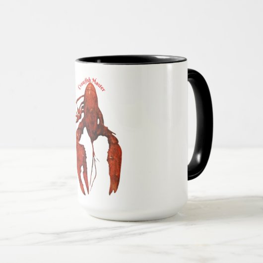 Crawfish Master-Tasse Tasse (VorderseiteRechts)