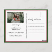 Crawfish Meeresfrüchte Verlobung Foto Einladung Postkarte (Rückseite)