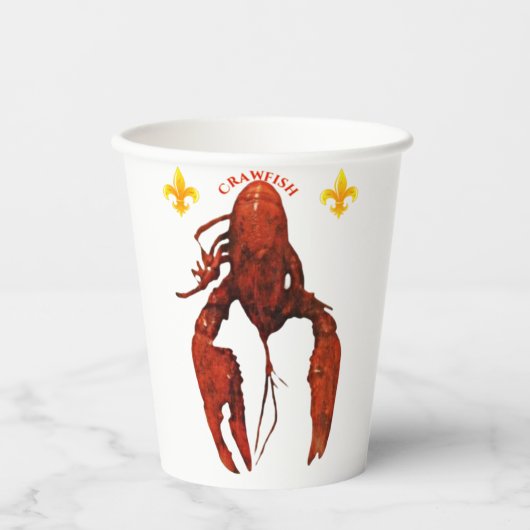 Crawfish Paper Cups Pappbecher (Vorderseite)