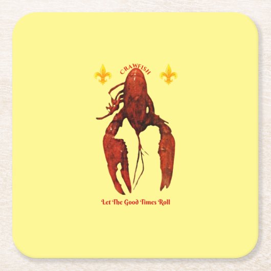 Crawfish Paper Untersetzer (Vorderseite)