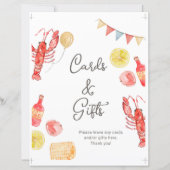 Crawfish Party Cards & Gifts Sign (Vorderseite)