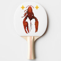 Crawfish Ping Pong Paddle