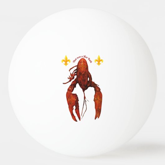 Crawfish Pong Ball Tischtennisball (Vorderseite)