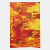 Crawfish-Saison Geschirrtuch (Vertikal)