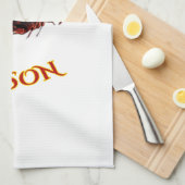 Crawfish-Saison Geschirrtuch (Viertel Falte)