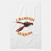 Crawfish-Saison Geschirrtuch (Vertikal)
