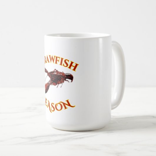 Crawfish-Saison Kaffeetasse (VorderseiteRechts)