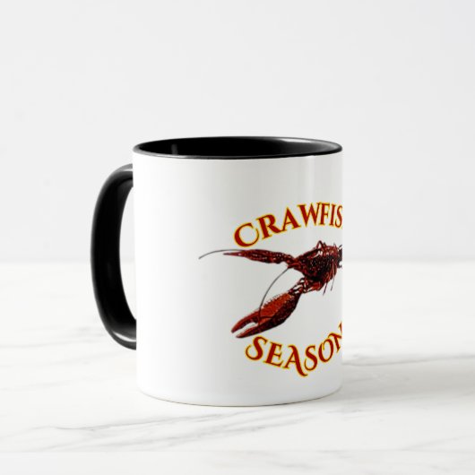 Crawfish-Saison Tasse (Vorderseite Links)